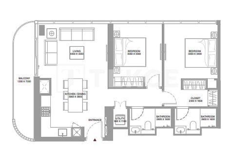 Leilighet til salgs i Umm Al Quwain, Emiratene 3 soverom, 187 kvm Nr. 661928 - Foto 19