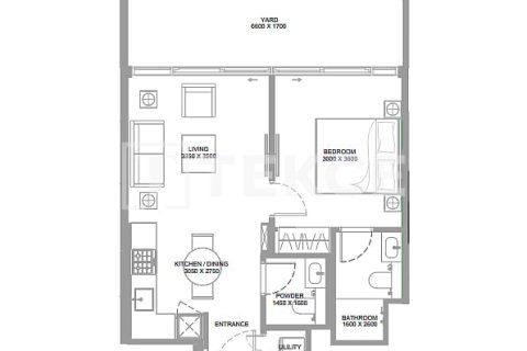 Leilighet til salgs i Umm Al Quwain, Emiratene 3 soverom, 187 kvm Nr. 661928 - Foto 13