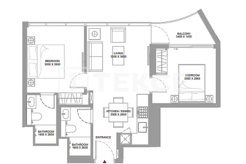 Lägenhet till försäljning i Umm Al Quwain, UAE 1 sovrum, 46 kvm Nr. 661926 - fotografi 16