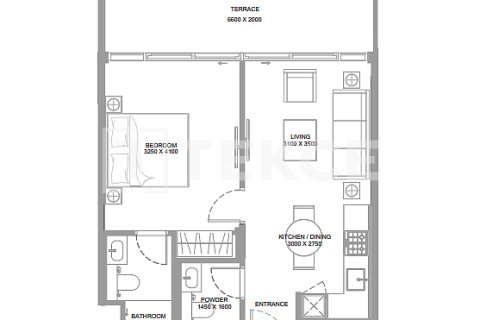 Lägenhet till försäljning i Umm Al Quwain, UAE 1 sovrum, 46 kvm Nr. 661926 - fotografi 10