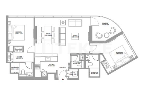 Lägenhet till försäljning i Umm Al Quwain, UAE 1 sovrum, 46 kvm Nr. 661926 - fotografi 21