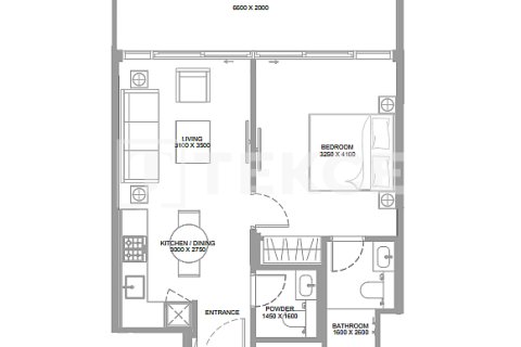 Lägenhet till försäljning i Umm Al Quwain, UAE 1 sovrum, 46 kvm Nr. 661926 - fotografi 11