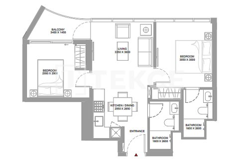 Lägenhet till försäljning i Umm Al Quwain, UAE 1 sovrum, 46 kvm Nr. 661926 - fotografi 17