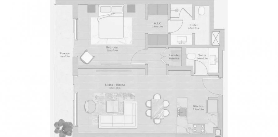 Apartment in Emerge Residences in Nadd Al Sheba, Dubai, UAE 1 bedroom, 71.91 sq.m. № 637874