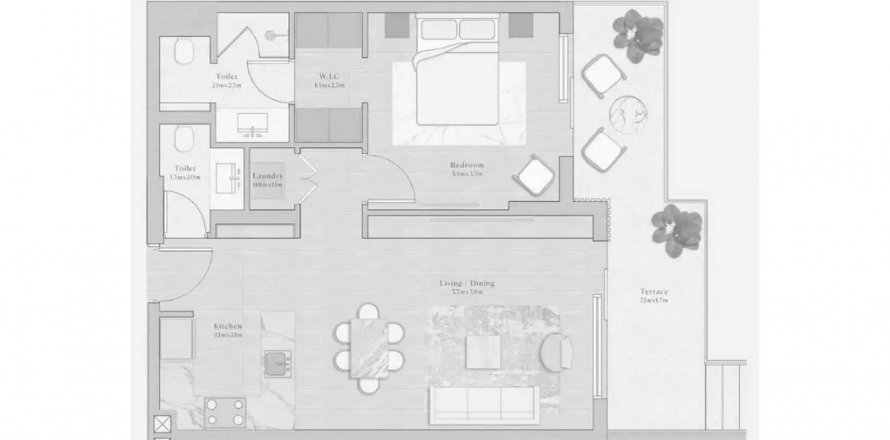 Apartment in Emerge Residences in Nadd Al Sheba, Dubai, UAE 1 bedroom, 86.21 sq.m. № 637470