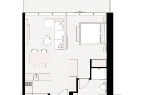 Byt v Business Bay, Dubai, SAE 1 pokoj, 37 m² Č.: 732617 - fotografie 4