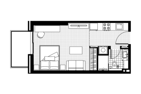 Dzīvoklis Jumeirah Village Triangle, Dubaijā, AAE 1 istaba, 36 m2 Nr. 732622 - attēls 7