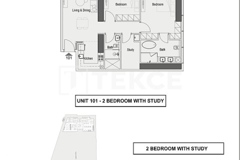 Apartament de vânzare în Dubai, EAU 1 dormitor, 79 mp.  №652483 - poză 17