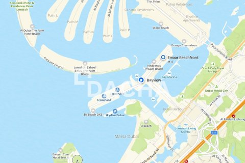Dubai Harbour, Dubai, UAE의 판매용 아파트 침실 2개, 106제곱미터 번호 717701 - 사진 10