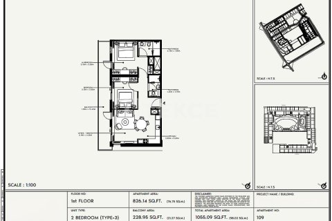 Appartement te koop in Dubai Studio City, Dubai, VAE 1 slaapkamer, 72 vr.m., nr 730858 - foto 13