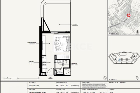 Apartament na sprzedaż w Jebel Ali, Dubai, ZEA 1 pokój, 40 mkw., nr 730859 - zdjęcie 20