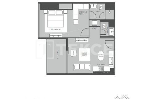 Huoneisto Dubai, Arabiemiraatit 2 makuuhuonetta, 103 m2 № 668996 - kuva 30