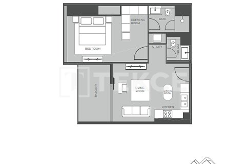 Dubai、UAE にあるマンション販売中 1ベッドルーム、67 m2、No668995 - 写真 30