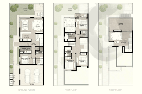 Dubai, BAE’de satılık townhouse 3 yatak odası No 689798 - fotoğraf 10