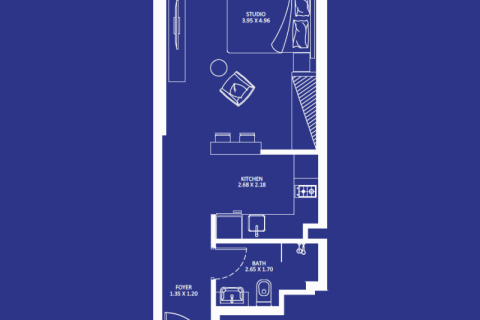 Appartement te koop in Jumeirah Village Circle, Dubai, VAE 1 kamer, 35 vr.m., nr 690235 - foto 9