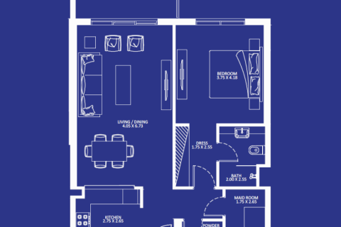Appartement te koop in Jumeirah Village Circle, Dubai, VAE 1 kamer, 35 vr.m., nr 690235 - foto 10