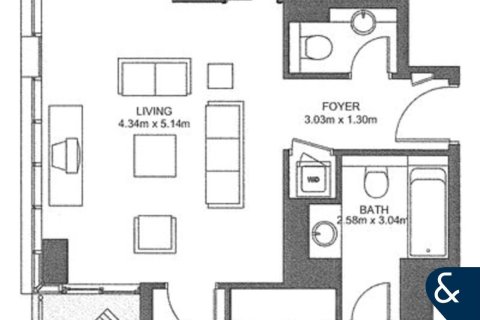 Снять в аренду квартиру в Даунтаун Дубай (Даунтаун Бурдж Дубай), ОАЭ 1 спальня, 84м2, № 698330 - фото 12