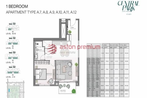 Byt v City Walk, Dubai, SAE 1 ložnice, 72.9 m² Č.: 630775 - fotografie 12