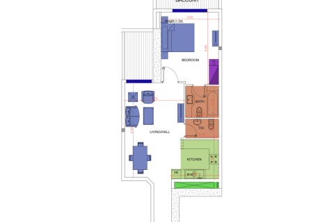 Downtown Dubai (Downtown Burj Dubai), Dubai, संयुक्त अरब अमीरात में अपार्टमेंट, 1 कमरा, 40 वर्ग मीटर, संख्या 689768 - फ़ोटो 6