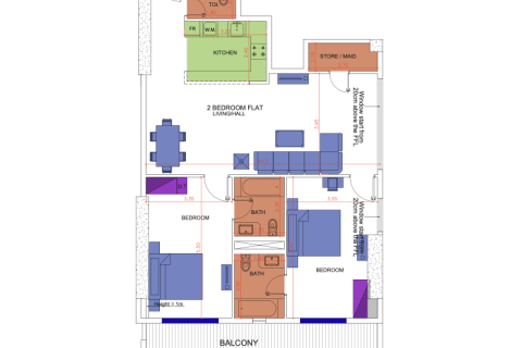 Downtown Dubai (Downtown Burj Dubai), Dubai, संयुक्त अरब अमीरात में अपार्टमेंट, 1 कमरा, 40 वर्ग मीटर, संख्या 689768 - फ़ोटो 7