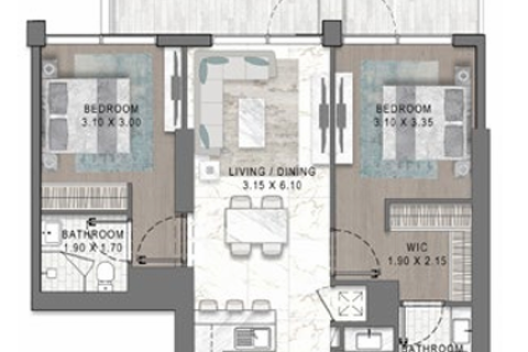 Dubai Investment Park, UAE의 판매용 아파트 침실 1개, 74제곱미터 번호 728483 - 사진 25