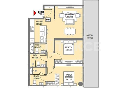 Купити квартиру на Остров Саадият, Абу-Даби, ОАЕ 4 кімнати, 173м2, № 701731 - фото 20