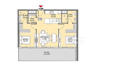 Купити квартиру на Остров Саадият, Абу-Даби, ОАЕ 4 кімнати, 173м2, № 701731 - фото 21