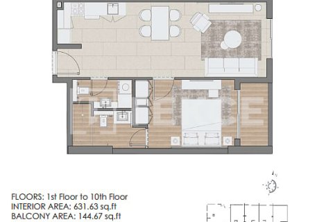 Apartament na sprzedaż w Jumeirah Village Circle, Dubai, ZEA 2 sypialnie, 107 mkw., nr 701733 - zdjęcie 22