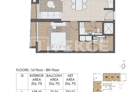 Apartament na sprzedaż w Jumeirah Village Circle, Dubai, ZEA 2 sypialnie, 107 mkw., nr 701733 - zdjęcie 20