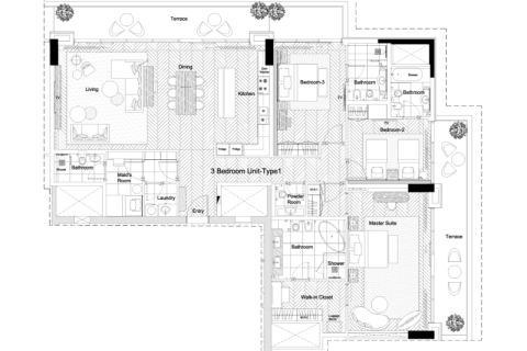 Apartamento para venda em Al Barsha, Dubai, EAU 1 quarto, 104 m2 № 689953 - foto 7