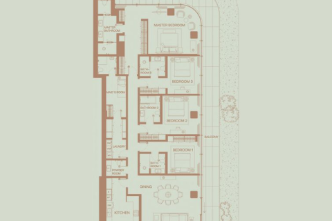 Apartamento para venda em Dubai, EAU 1 quarto, 40 m2 № 689958 - foto 9