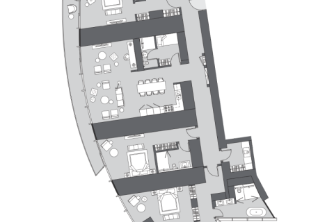 شقة للبيع في مرسى دبي، دبي، الإمارات العربية المتحدة 2 غرفة نوم ، 187 متر مربع ، رقم 689957 - صورة 10
