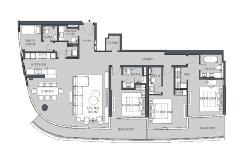 Leilighet til salgs i Al Marjan Island, Ras Al Khaimah, Emiratene 1 soverom, 222 kvm Nr. 689960 - Foto 25