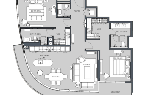 Leilighet til salgs i Al Marjan Island, Ras Al Khaimah, Emiratene 1 soverom, 222 kvm Nr. 689960 - Foto 24