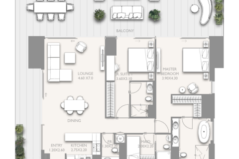 Apartamento para venda em Downtown Dubai (Downtown Burj Dubai), Dubai, EAU 1 quarto, 104 m2 № 689963 - foto 9