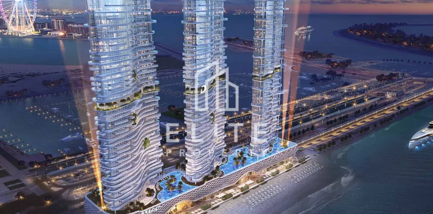 Dubai Harbour、Dubai、UAEにあるマンション 1ベッドルーム、77 m2 No764609