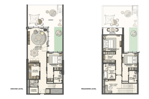 Apartemen di Dubai, UEA 1 kamar tidur, 139 m2 nomor 690122 - foto 8