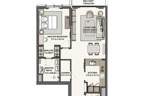Apartemen di Dubai, UEA 1 kamar tidur, 139 m2 nomor 690122 - foto 3