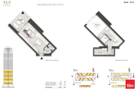 Apartament në Business Bay, Dubai, Emiratet e Bashkuara Arabe 1 dhomë gjumi, 108.9 m2. № 661849 - Foto 15