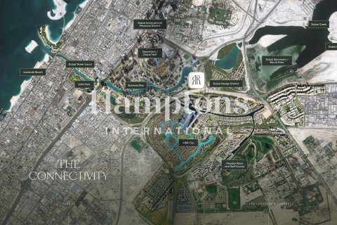 Huoneisto Business Bay, Dubai, Arabiemiraatit 1 makuuhuone, 74.48962540 m2 № 651320 - kuva 16