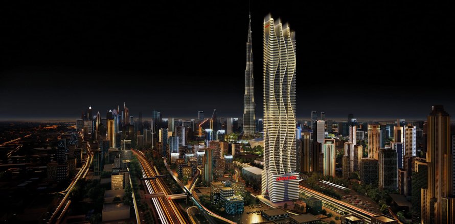 Apartemen di Business Bay, Dubai, UEA 1 ruangan, 35 m2 nomor 690093