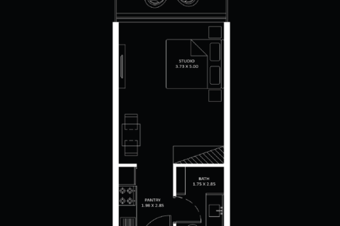 Apartemen di Business Bay, Dubai, UEA 1 ruangan, 35 m2 nomor 690093 - foto 8