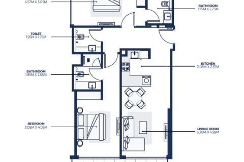 Apartamento para venda em Dubai Healthcare City, Dubai, EAU 1 quarto, 31 m2 № 690094 - foto 6