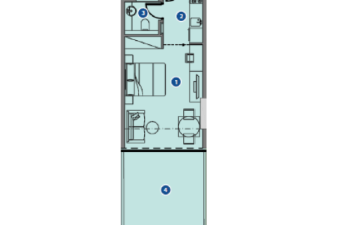 Mohammed Bin Rashid City, Dubai, BAE’de satılık daire 1 oda No 690090 - fotoğraf 3