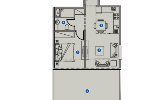 Mohammed Bin Rashid City, Dubai, BAE’de satılık daire 1 oda No 690090 - fotoğraf 4