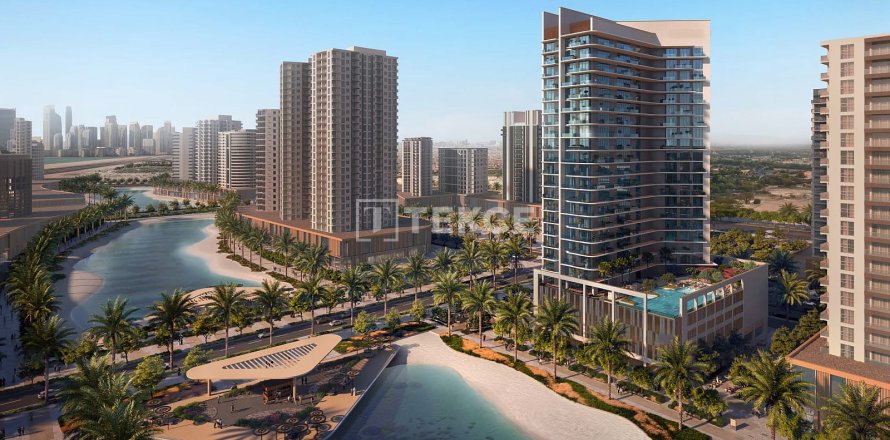 Apartmen di Meydan, Dubai, UAE 1 bilik tidur, 55 meter persegi № 707702