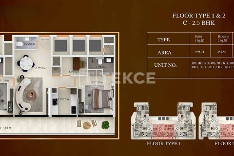 Apartamento en venta en Dubai, EAU 3 dormitorios, 166 m2 № 707705 - foto 16