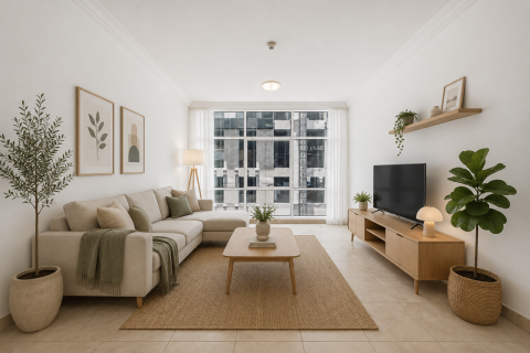 Apartemen di Dubai Marina, Dubai, UEA 1 kamar tidur, 78.41 m2 nomor 748539
