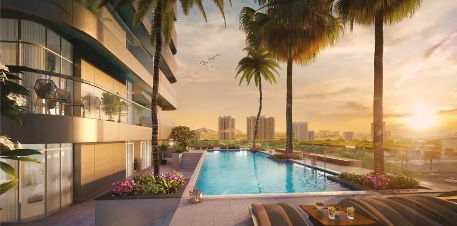 Apartmen di Dubai, UAE 1 bilik tidur, 74 meter persegi № 686953