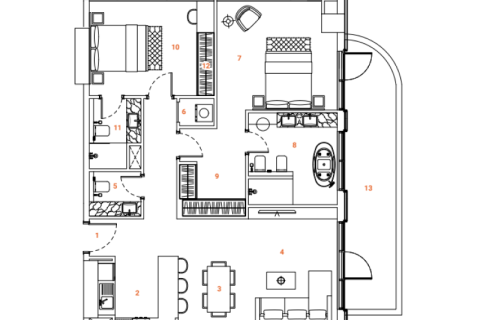 Appartement te koop in Jumeirah Village Circle, Dubai, VAE 1 kamer, 48 vr.m., nr 690013 - foto 12